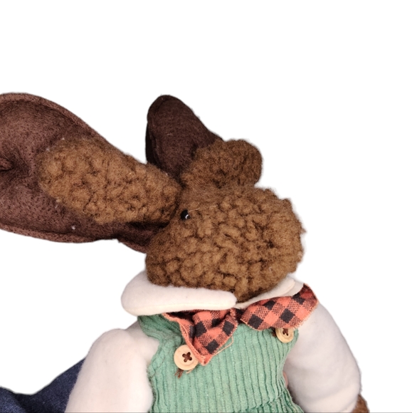 Terry's Village Accents Set Of 2 Terrys Village Stuffed Plush Moose